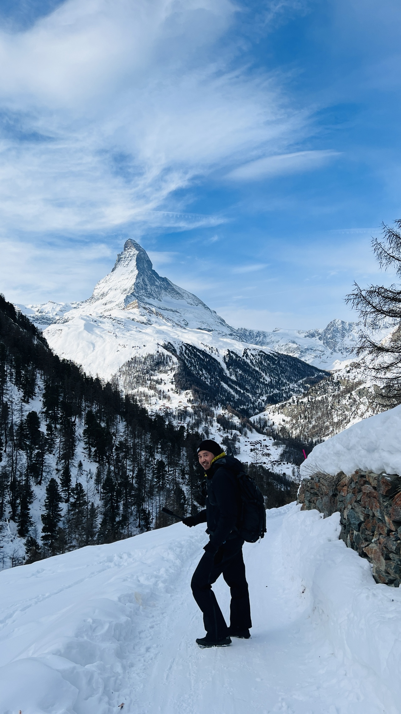 徒步回望马特洪峰