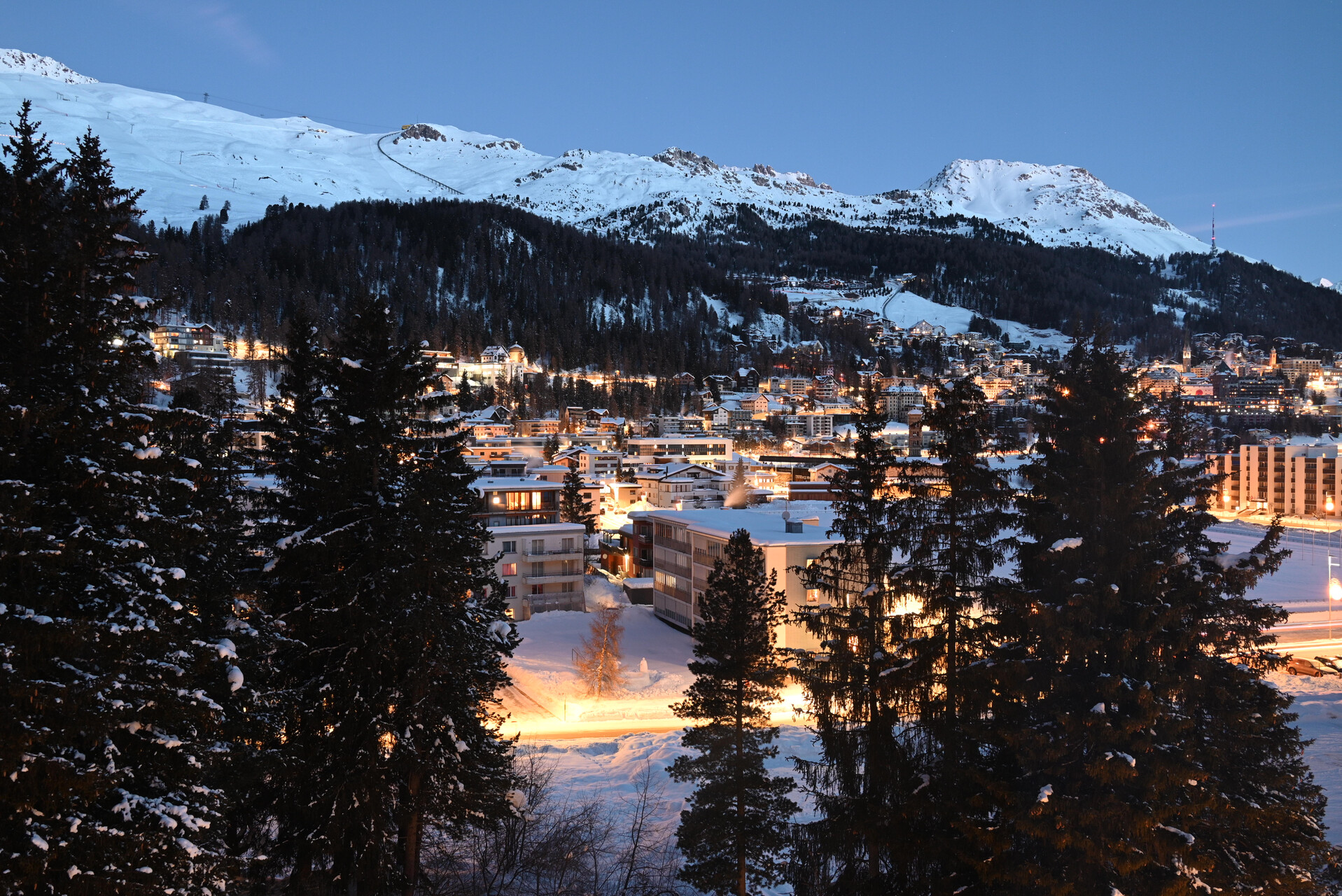 圣莫里茨的晨光