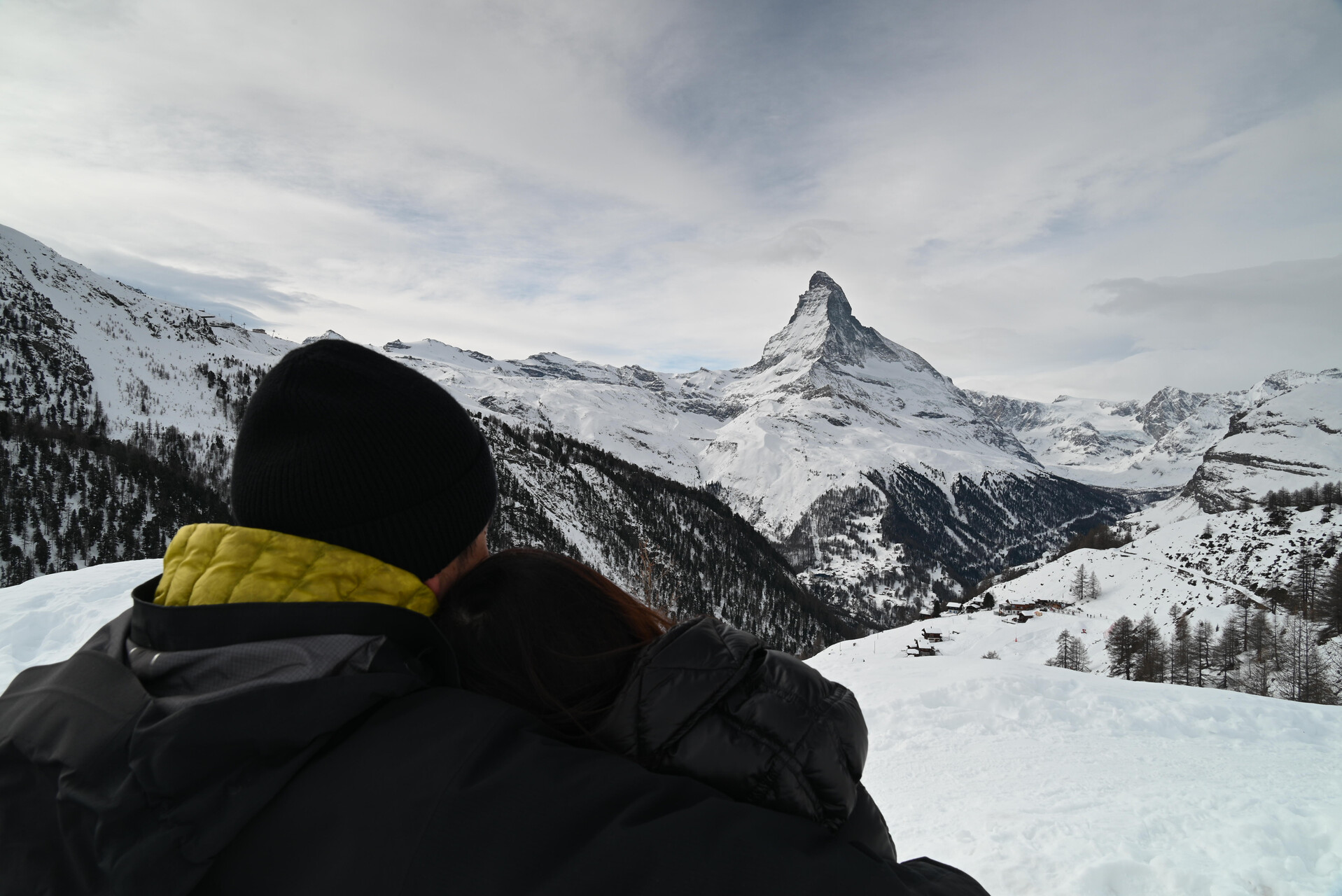 小憩静赏马特洪峰