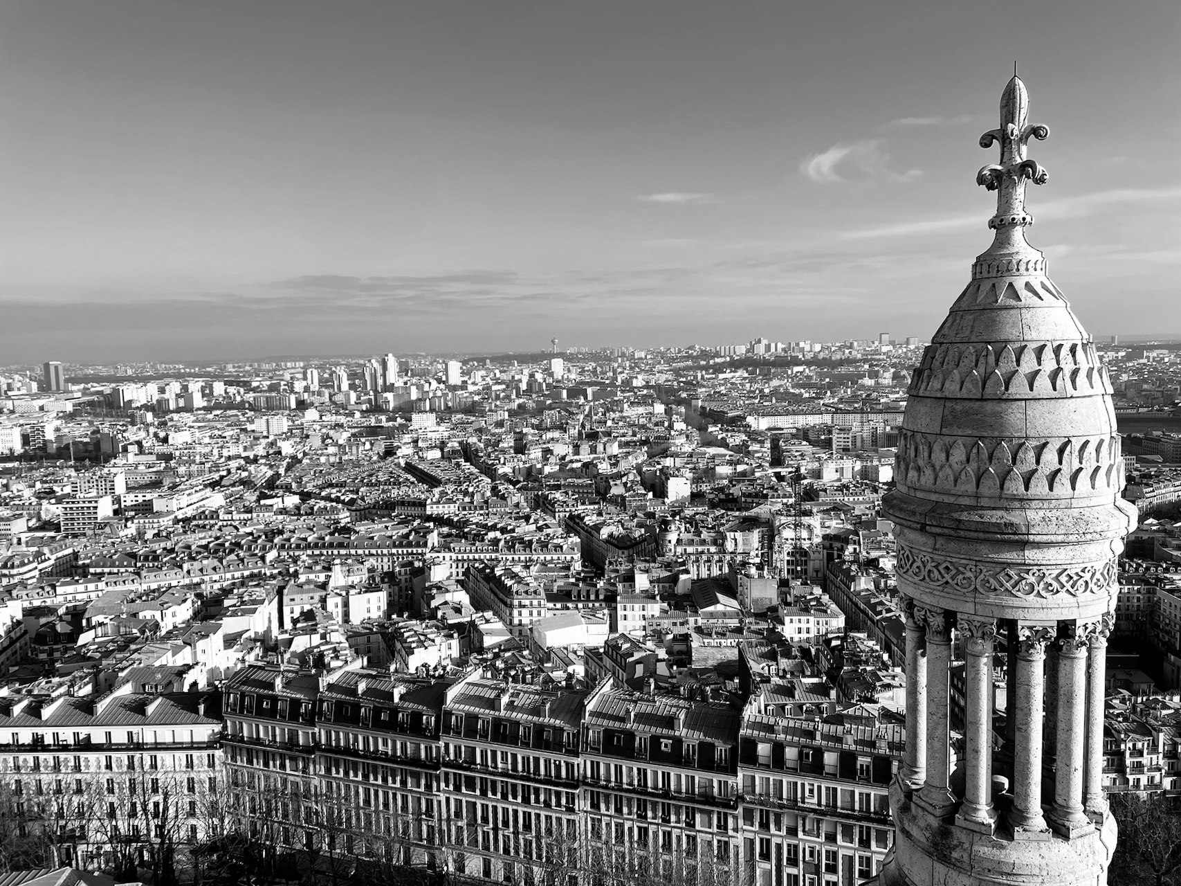 圣心大教堂顶的视野